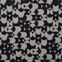 Scuba Suede Print Fairly - Sand Black
