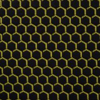 Jersey Quilt Friso - Lime Black