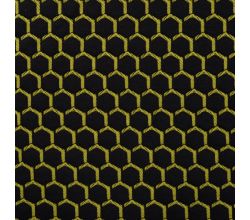 Jersey Quilt Friso - Lime Black