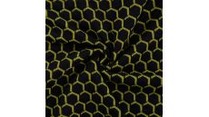 Jersey Quilt Friso - Lime Black