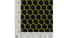 Jersey Quilt Friso - Lime Black