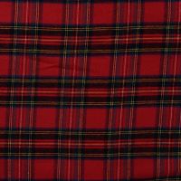 Brushed Check Finn - Tartan, Red Q