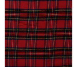 Brushed Check Finn - Tartan, Red Q