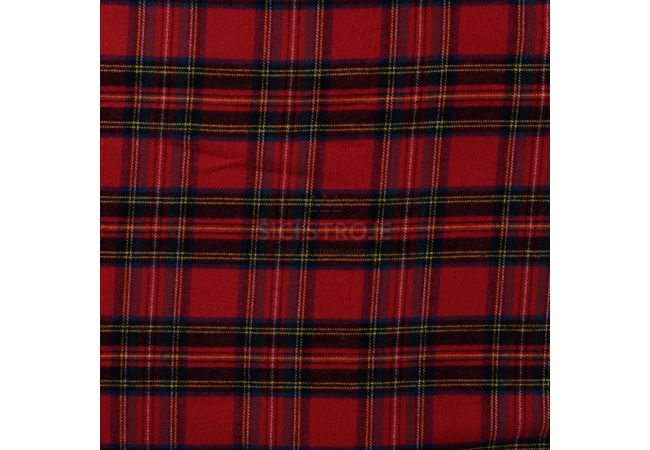 Brushed Check Finn - Tartan, Red Q