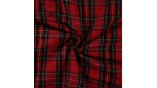 Brushed Check Finn - Tartan, Red Q