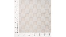 High Low Checked Fur - Ecru