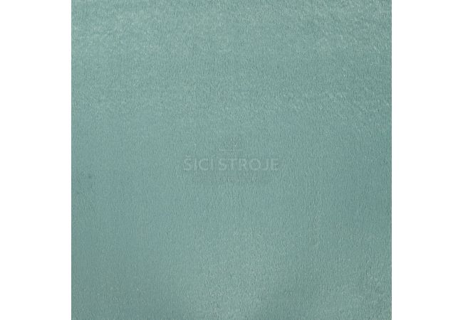 Fake Fur With Foil - Dark Dusty Mint