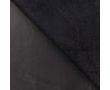 Fake Fur With Foil - Black
