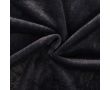 Fake Fur With Foil - Black