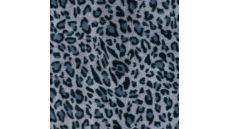 Fake Fur Leopard - Denim