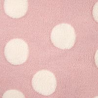 Fur With Dots - Old Pink