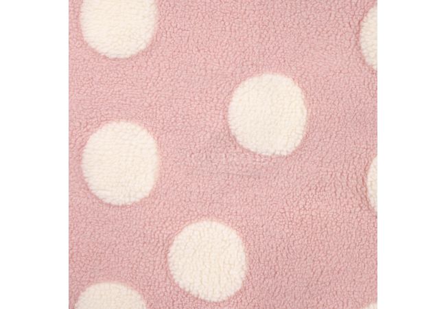 Fur With Dots - Old Pink