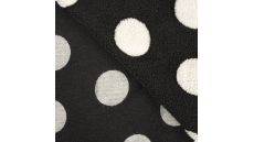 Fur With Dots - Black