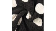 Fur With Dots - Black