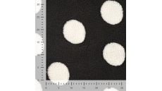 Fur With Dots - Black