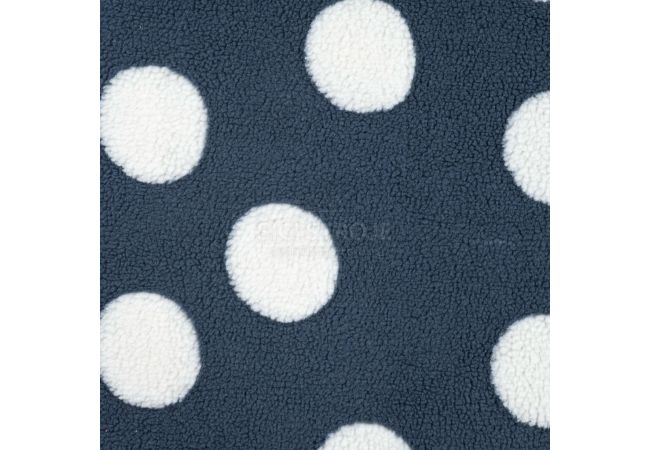 Fur With Dots - Denim