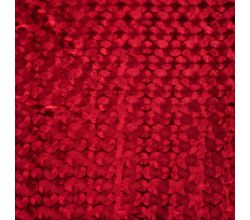 Velour Embossed - Red