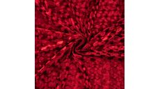 Velour Embossed - Red