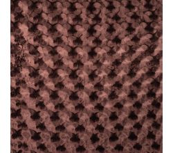 Velour Embossed - Dark Brown