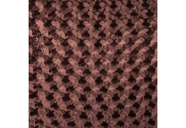 Velour Embossed - Dark Brown