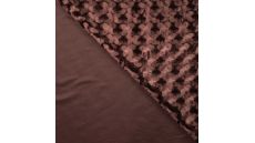 Velour Embossed - Dark Brown