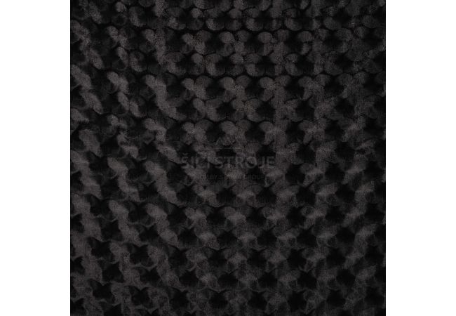 Velour Embossed - Black
