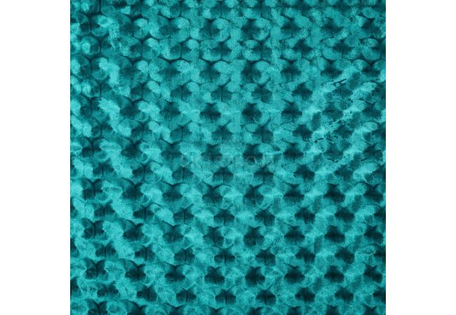 Velour Embossed - Petrol