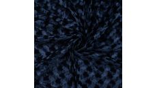 Velour Embossed - Navy