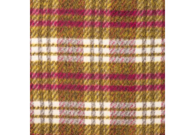 Woollen Check Kirstie - Lime