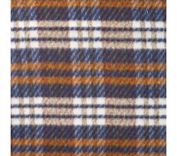 Woollen Check Kirstie - Cognac