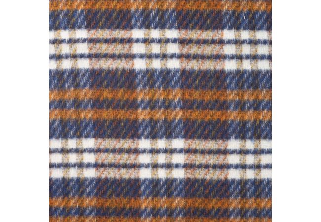Woollen Check Kirstie - Cognac