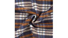 Woollen Check Kirstie - Cognac