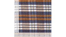 Woollen Check Kirstie - Cognac