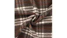 Woollen Check Kirstie - Sand