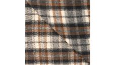 Wool Poly Check Keila - Sand