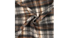 Wool Poly Check Keila - Sand