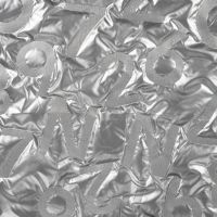 Quiltted Alphabet - Silver Grey