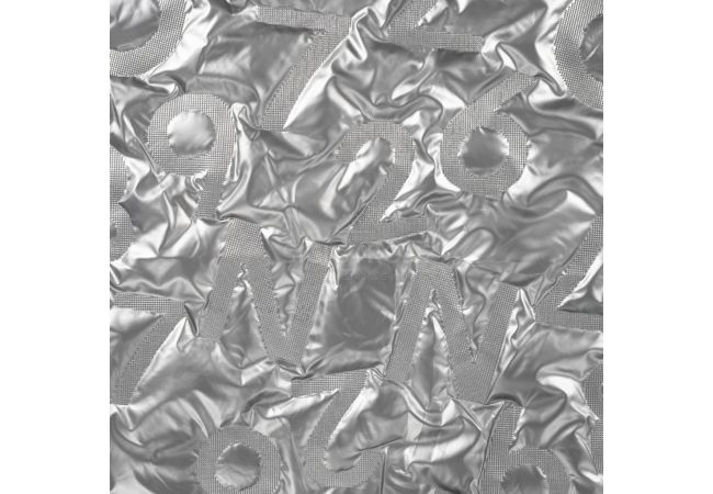 Quiltted Alphabet - Silver Grey