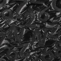 Quiltted Alphabet - Black