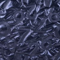 Quiltted Alphabet - Navy