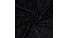 Velour With Dew Drops - Black Gold