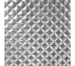 Quilted Poly Creased - Silver Grey