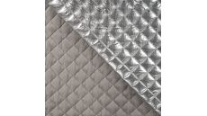 Quilted Poly Creased - Silver Grey