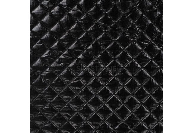 Quilted Poly Creased - Black