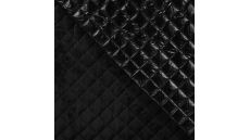 Quilted Poly Creased - Black