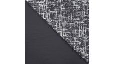 Punta Foil Mix Stripes - Scratches, Silver Grey