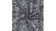 Punta Foil Mix Stripes - Scratches, Silver Grey