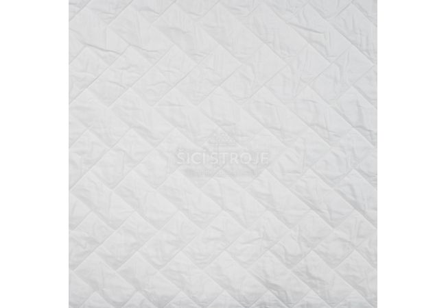 Diagonal Quilt Karly - White