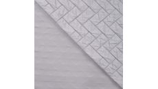 Diagonal Quilt Karly - Silver