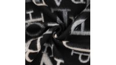 Colored Letters Keith - Grey Off White Black